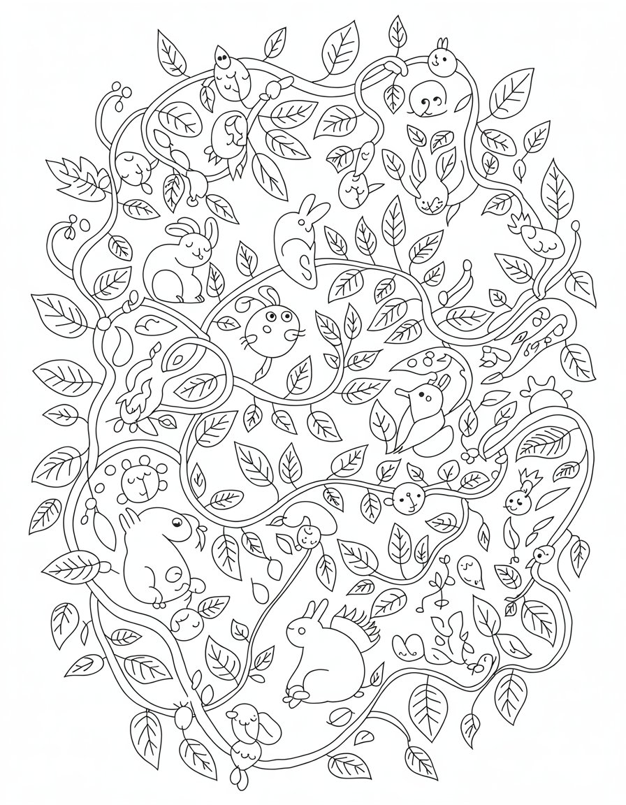 Enchanted Forest Mandala